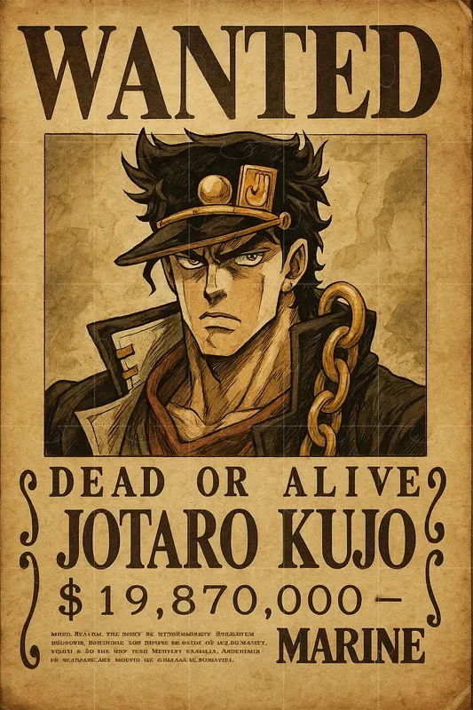 One Piece Wanted Bounty Posters
