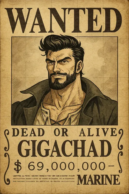 One Piece Wanted Bounty Posters