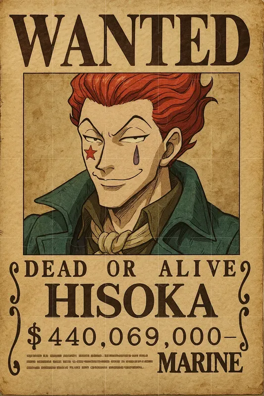 One Piece Wanted Bounty Posters