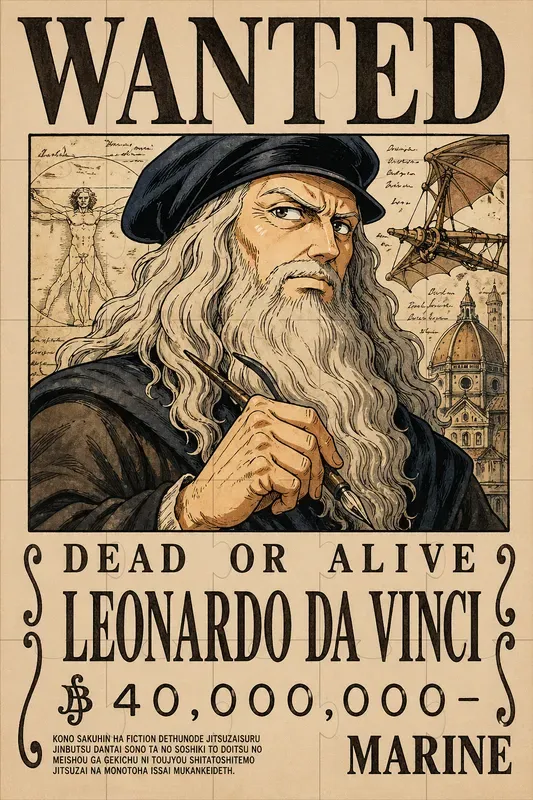 One Piece Wanted Bounty Posters