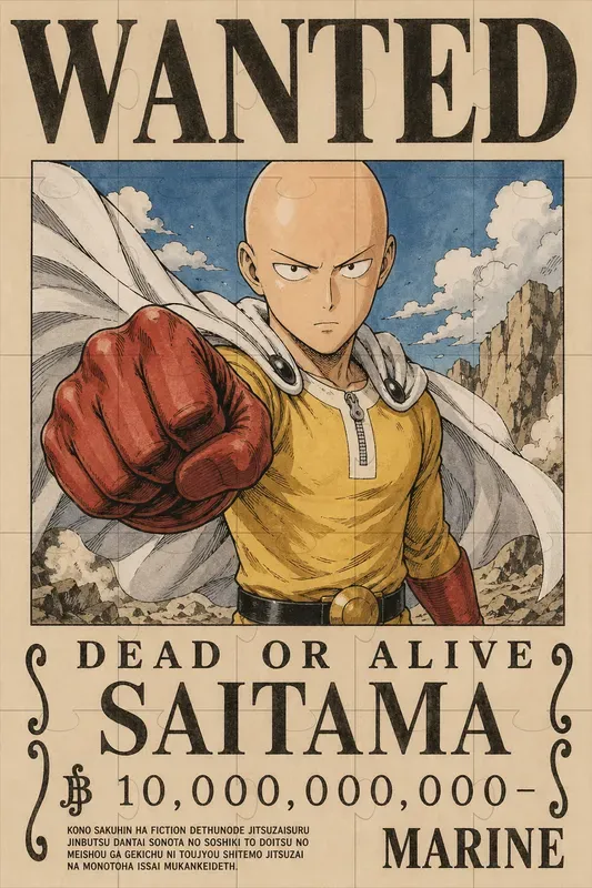 One Piece Wanted Bounty Posters