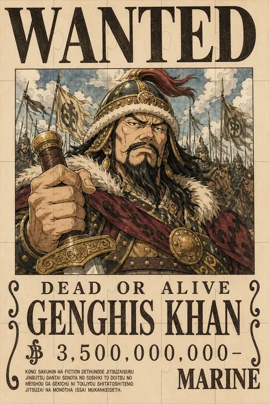One Piece Wanted Bounty Posters