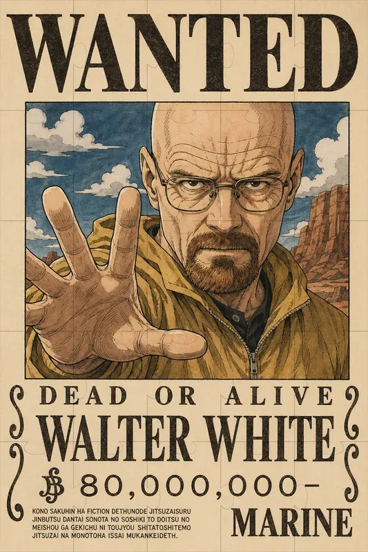 One Piece Wanted Bounty Posters