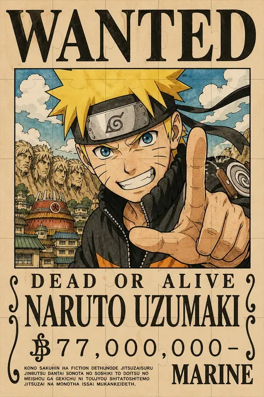 One Piece Wanted Bounty Posters