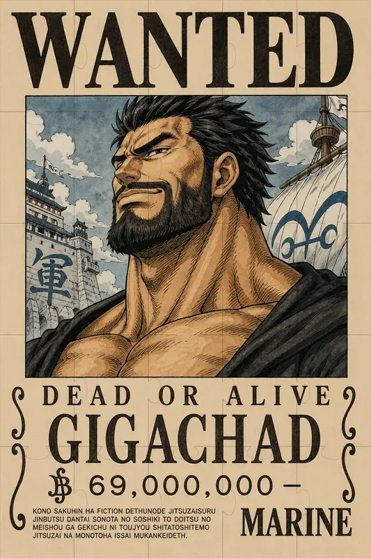 One Piece Wanted Bounty Posters