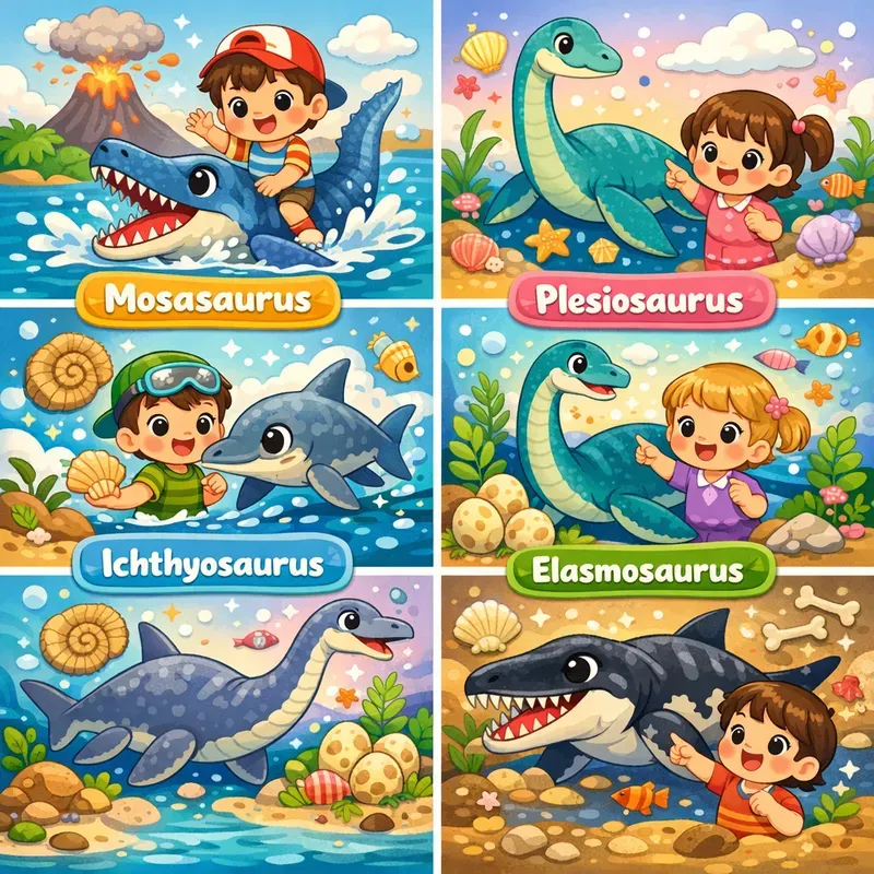 Cute Dinosaur Kids Poster Packs