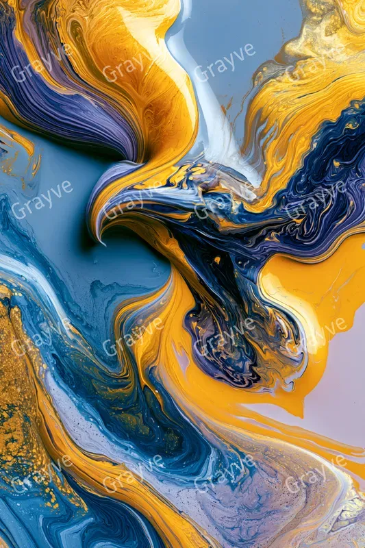 Chromatic Ebru Marbling Art