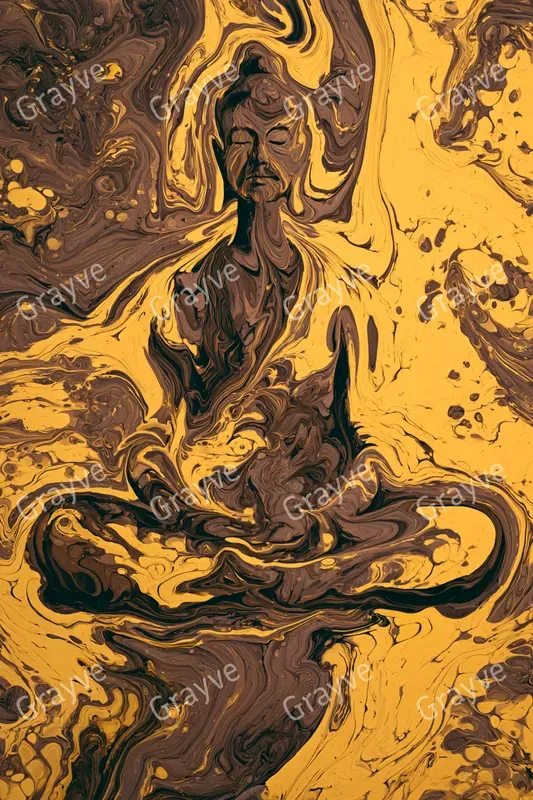 Chromatic Ebru Marbling Art