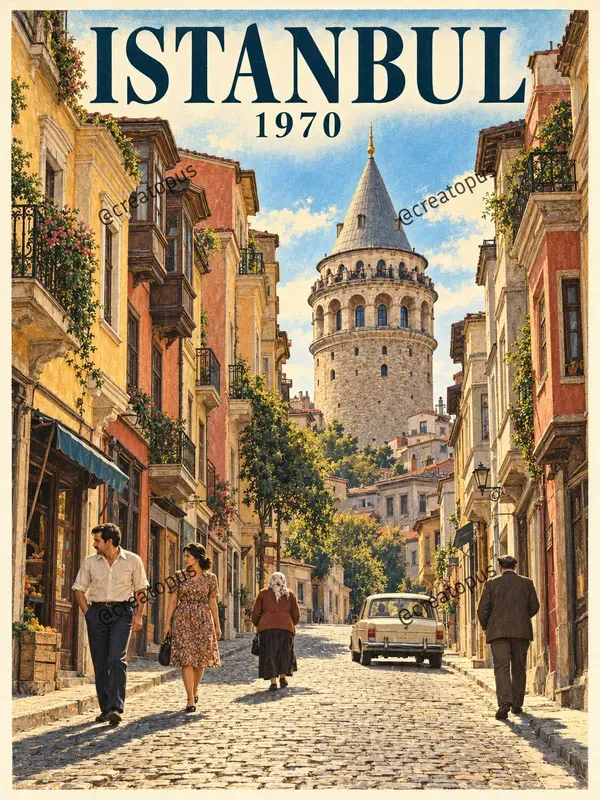 Vintage Hometown Travel Posters