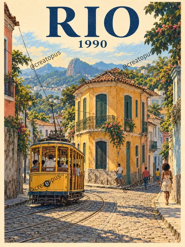 Vintage Hometown Travel Posters