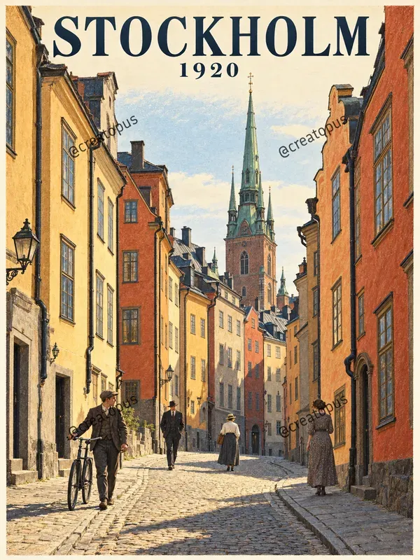 Vintage Hometown Travel Posters