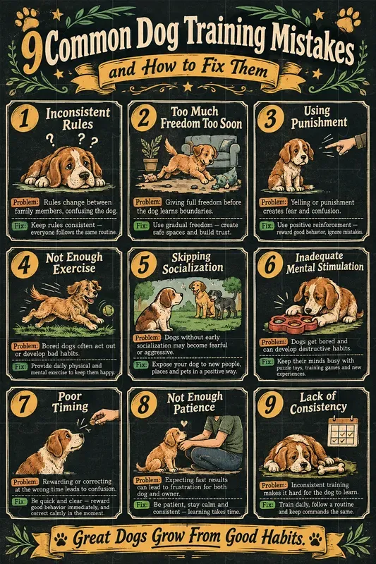 Pet Care Mistakes Infographic Generator