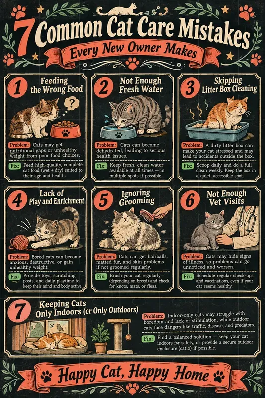 Pet Care Mistakes Infographic Generator