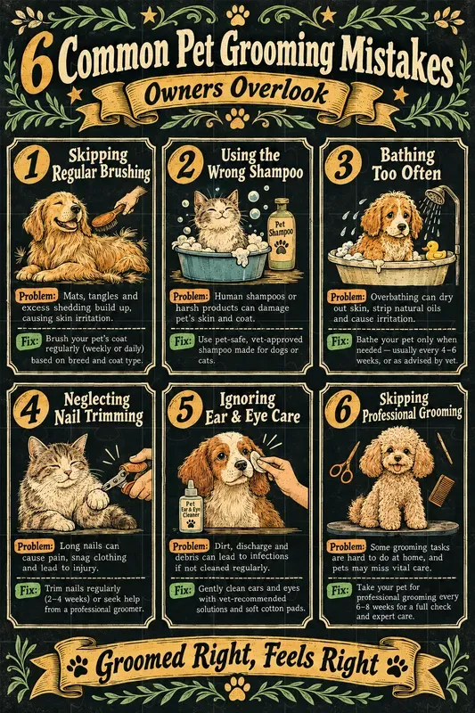 Pet Care Mistakes Infographic Generator