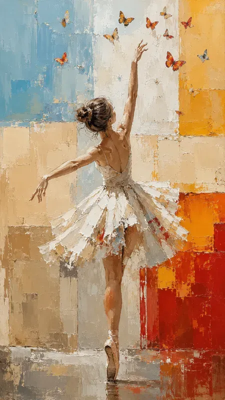 Expressive Palette Knife Figures