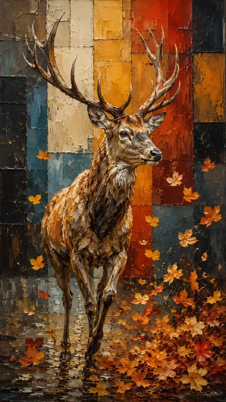 Expressive Palette Knife Figures