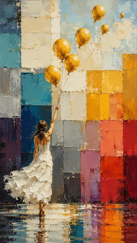 Expressive Palette Knife Figures