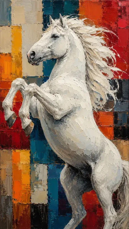Expressive Palette Knife Figures