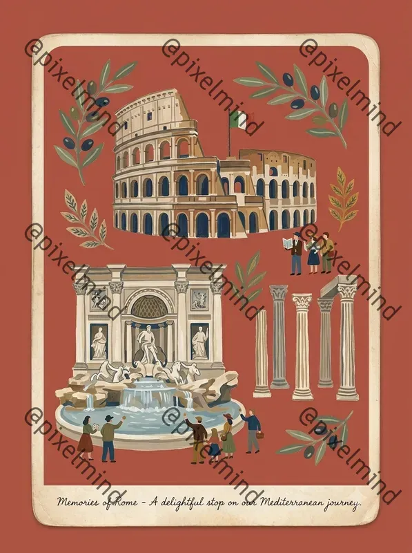 World Folk Travel Landmark Card Studios