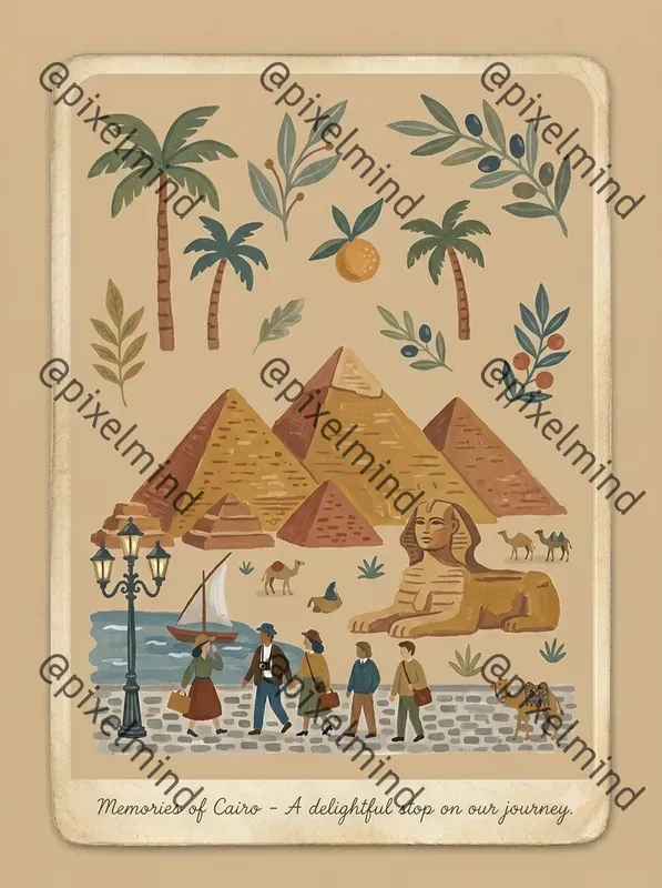 World Folk Travel Landmark Card Studios