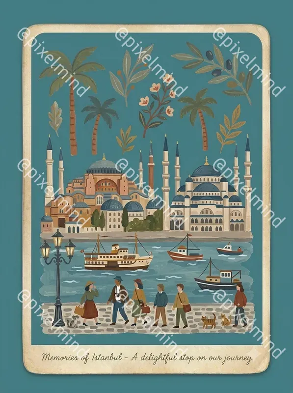 World Folk Travel Landmark Card Studios