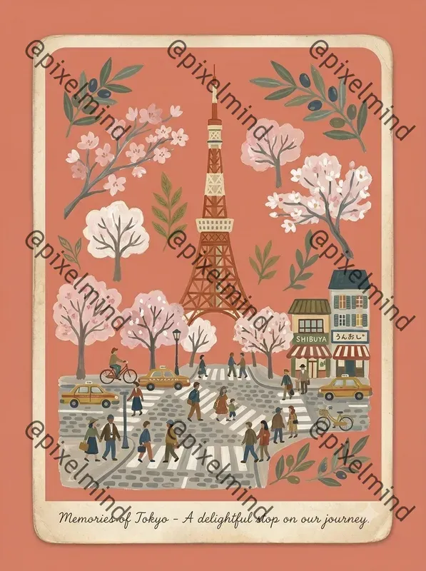 World Folk Travel Landmark Card Studios