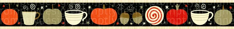 Cute Fall Border Strips