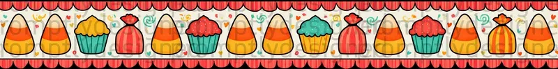 Cute Fall Border Strips