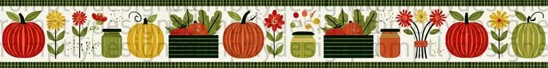 Cute Fall Border Strips