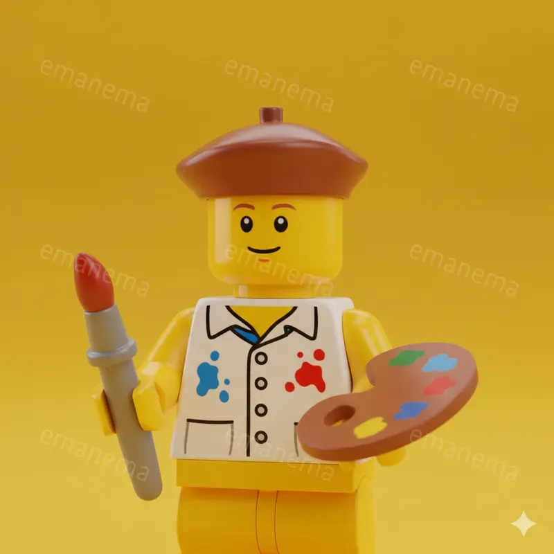 Rare Lego Minifigure Portraits