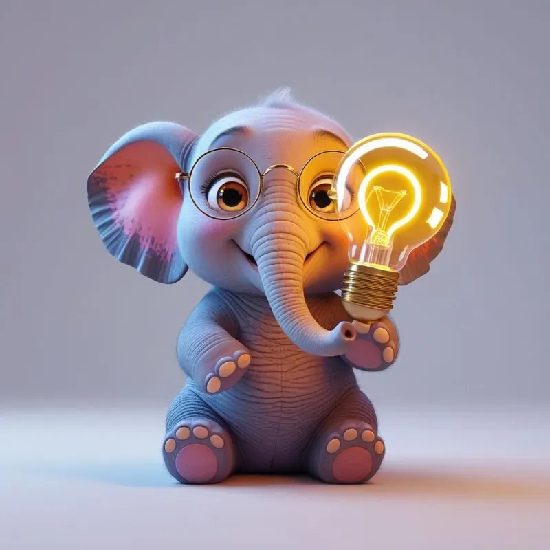 3D Cute Animals Back To School Offices