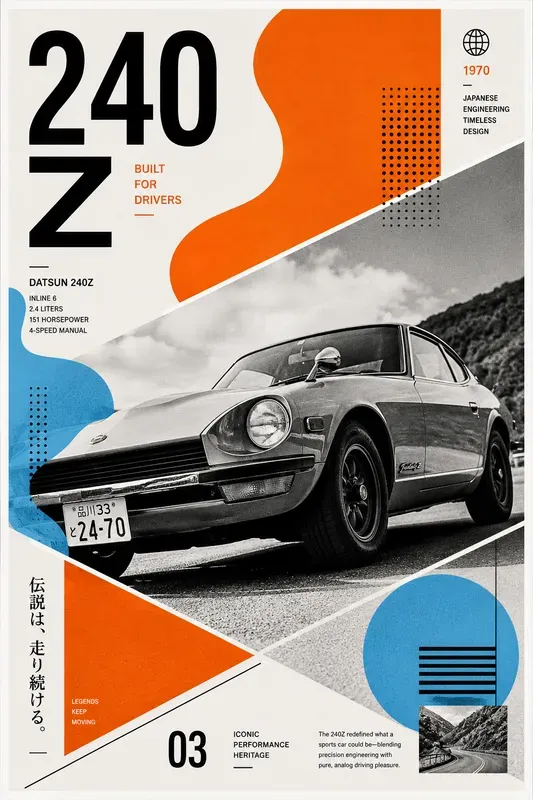 Retro Mixed Media Collage Posters