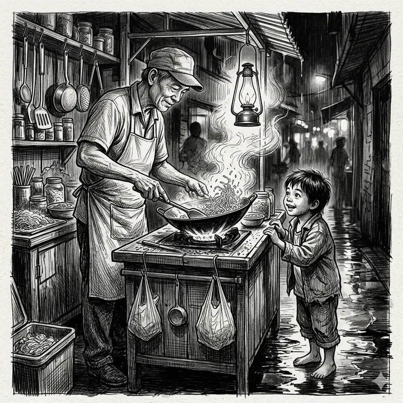 Emotional Black White Sketches