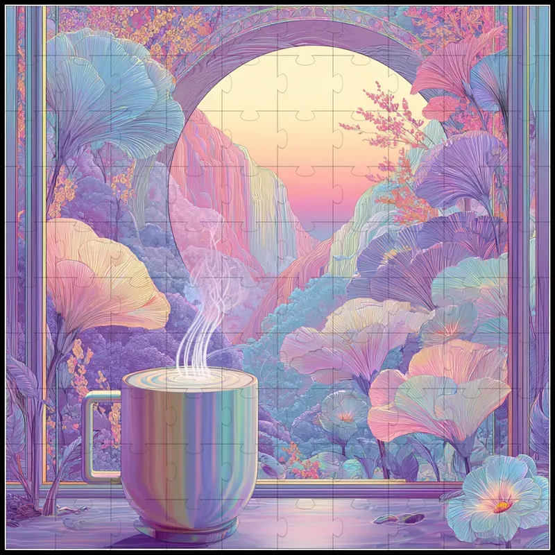 Pastel Art Nouveau Dream Illustrations