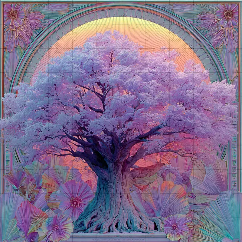 Pastel Art Nouveau Dream Illustrations