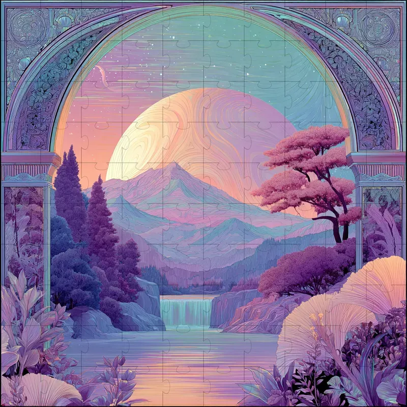 Pastel Art Nouveau Dream Illustrations