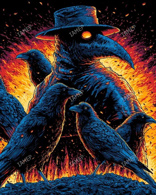 Neon Horror Posters