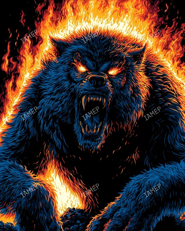 Neon Horror Posters