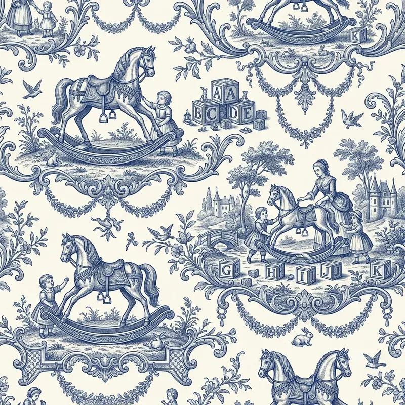 Luxury Nursery Textile Pattern Pods