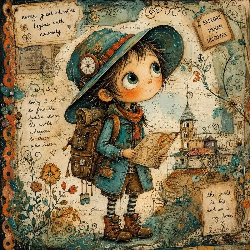 Whimsical Mixedmedia Storybooks