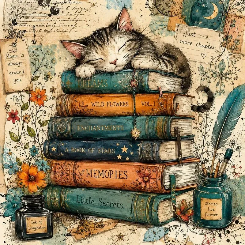 Whimsical Mixedmedia Storybooks