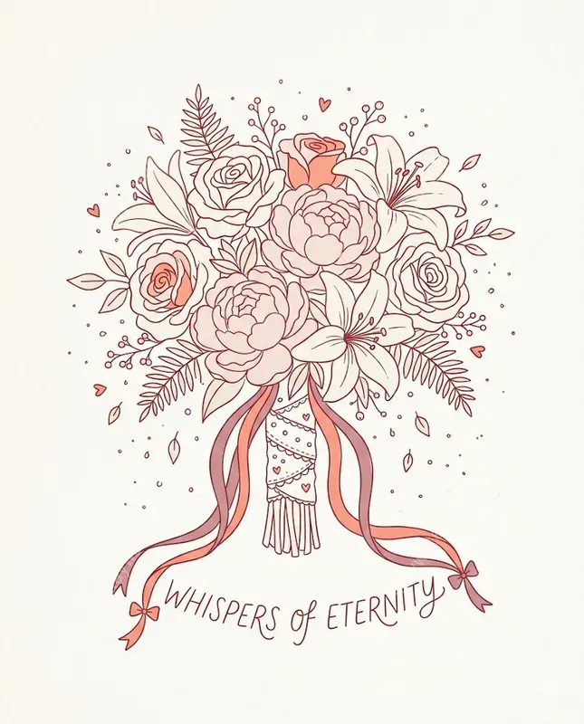 Romantic Vintage Wedding Doodles