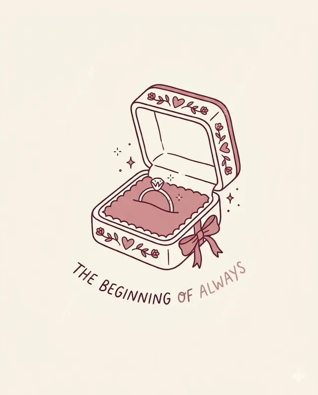 Romantic Vintage Wedding Doodles