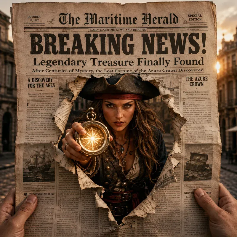 Vintage Newspaper Breakout Scenes