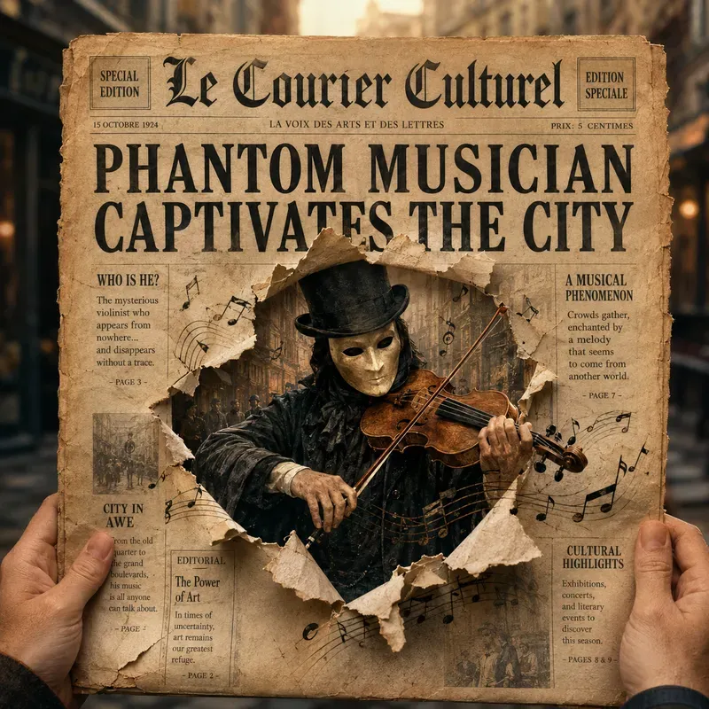 Vintage Newspaper Breakout Scenes