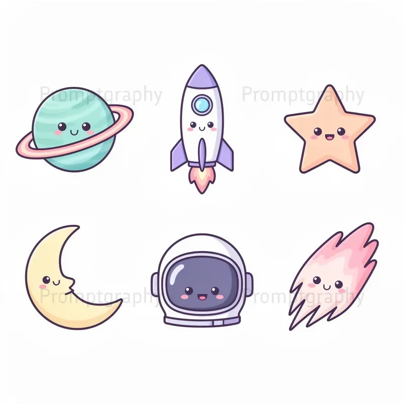 Cute Kawaii Clipart Pack Generator