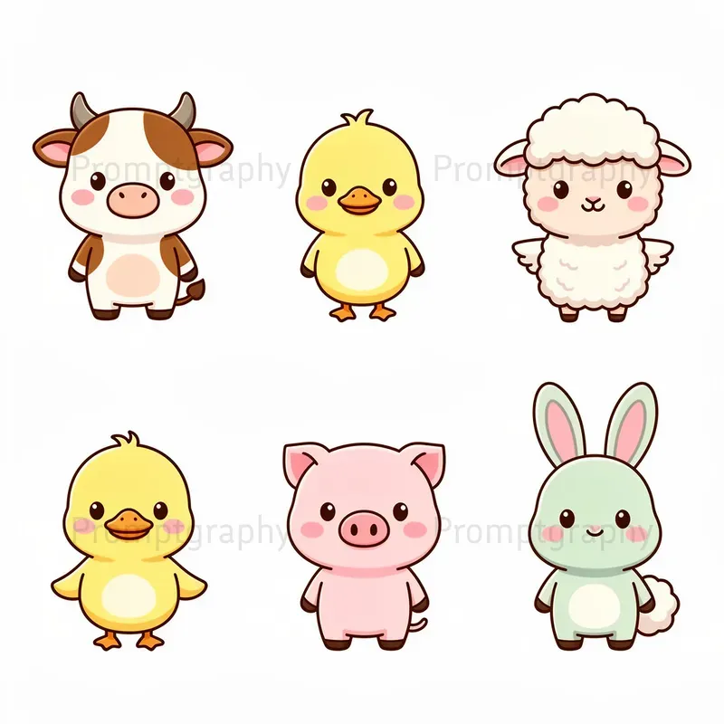 Cute Kawaii Clipart Pack Generator