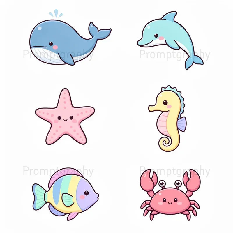 Cute Kawaii Clipart Pack Generator