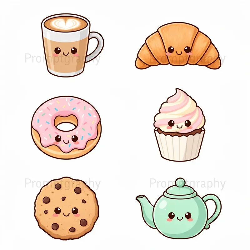 Cute Kawaii Clipart Pack Generator
