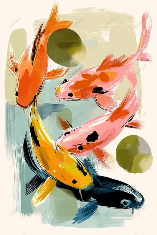 Expressive Brush Portrait Art